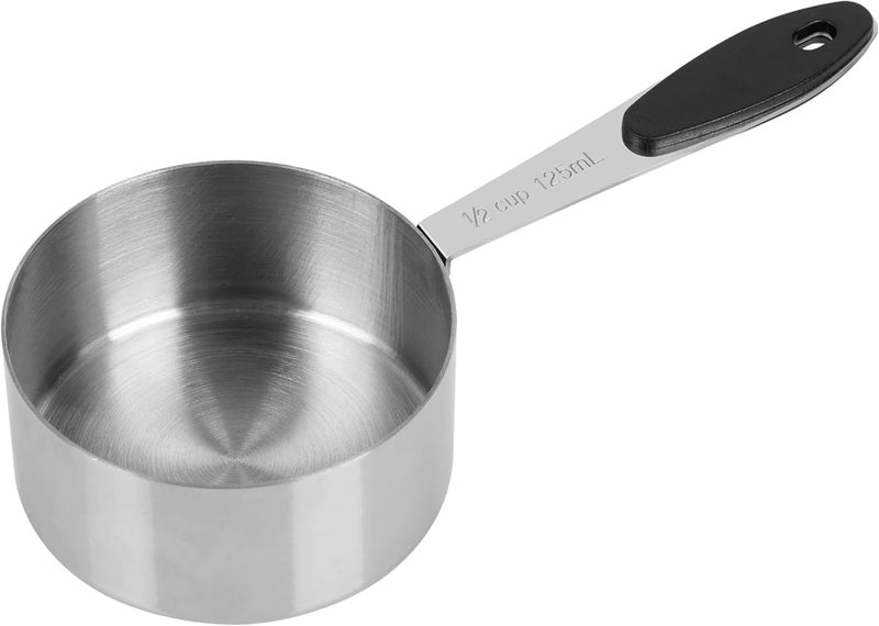 DOTINGHUX 1/2 Cup Magnetic Grips Stainless Steel Measuring Cup -1PCS - Image 1